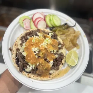 Chorreadas estilo Mazatlan solo en Tacos Osuna