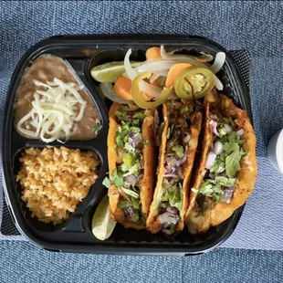 Cheesy birria tacos