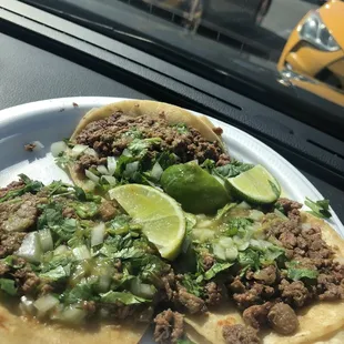 Carne asada tacos