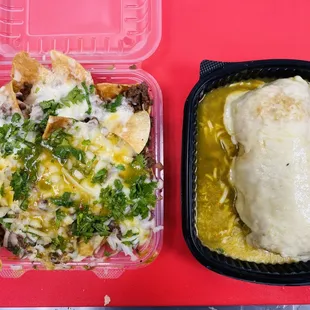 Wet burrito / Nachos - Asada