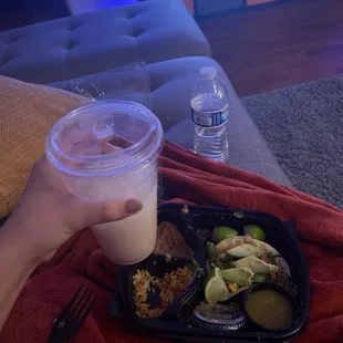 3 tacos rice and beans