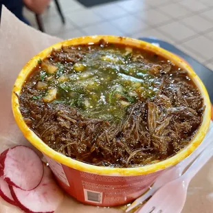Tapatio birria ramen