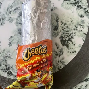 Sexy Hot Cheetos Burrito