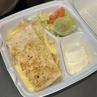 Cheese quesadilla