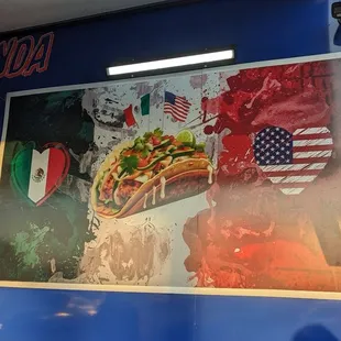 We really liked this flag on the trailer, nicely done