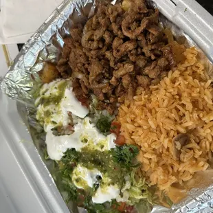 Burrito bowl with pastor