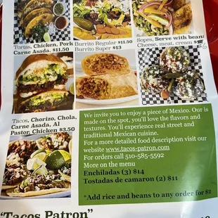Food flyer