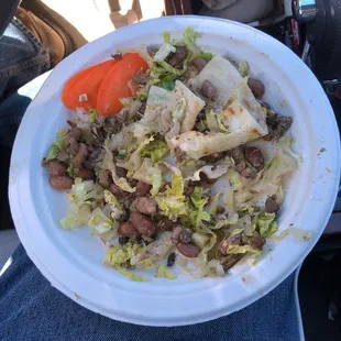 A pastor quesadilla with less cheese than beans? Disappointed