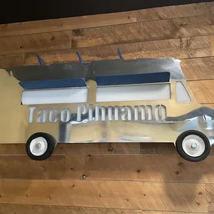 Awesome taco truck sign.