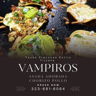 Come try our delicious Vampiros.