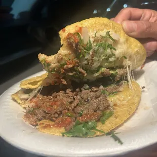 Carne asada Mulita was delicious