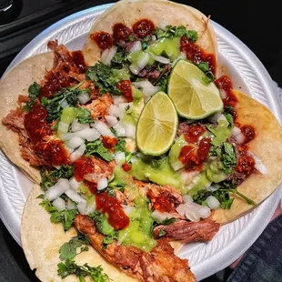 2 Carnitas 2 Barbacoa