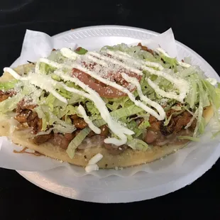 Huarache del al pastor riquísimo!!!