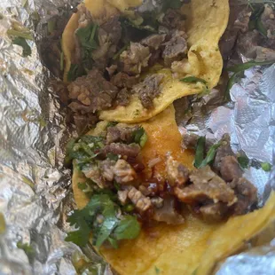 Cold , flavorless tacos