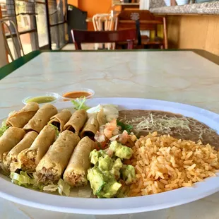 Taquitos Plate