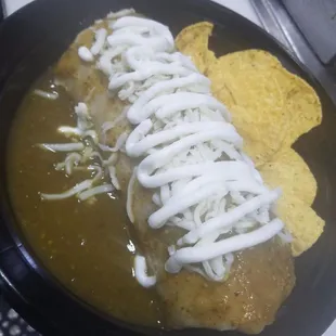 Green Wet Burrito