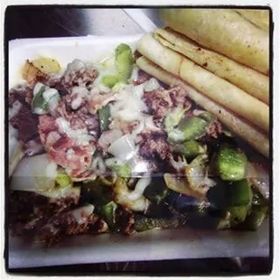 Alambres de asada, pollo, pastor