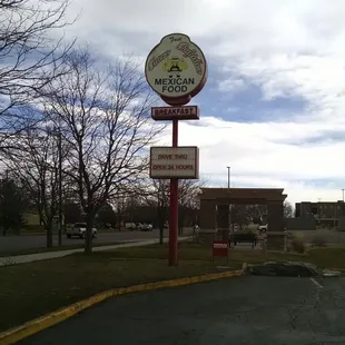 Sign on Evans