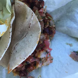 Yummy !! Adobada pork taco-
