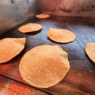 Handmade tortillas