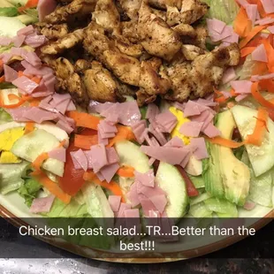 Chicken breast salad