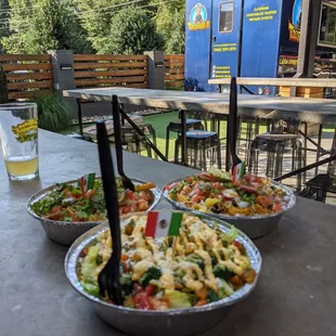 salads, interior