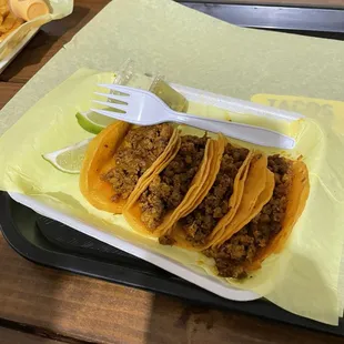 Mini Asada Tacos