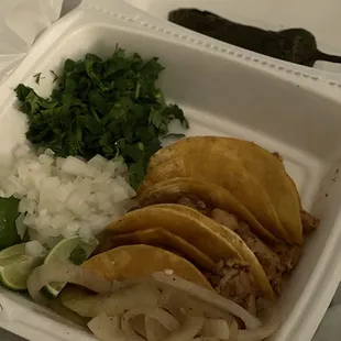 Chicken tacos
