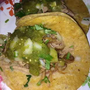Carnitas tacos