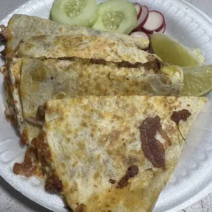 pastor quesadillas