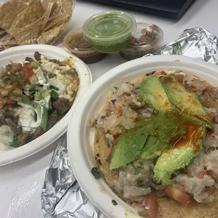 All this for $8!! Surf and turf