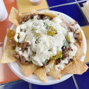 carne asada nachos // ig: @sandyeatslocal