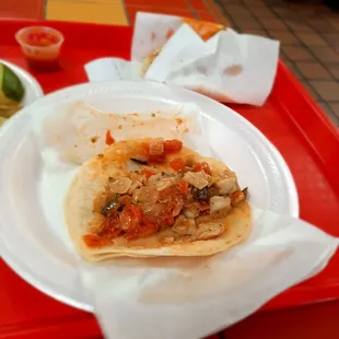 Pescado (fish).  MUCH better than this photo makes it look.