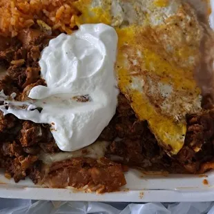 Not the best looking picture, but pretty darn good chilaquiles