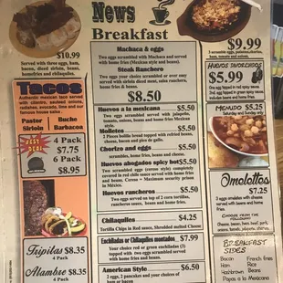 Menu... you will love it