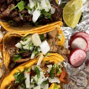 Asada, tripa, al pastor