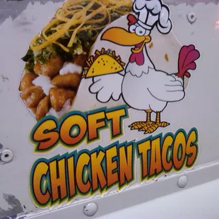 a chicken taco