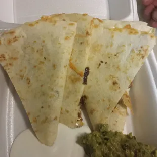 Yummy quesadilla pastor