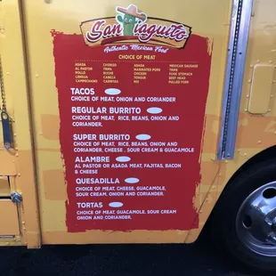 Menu.