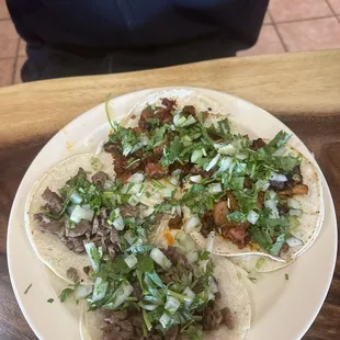 Beef asada &amp; Alpastor - Pork with Pineapple