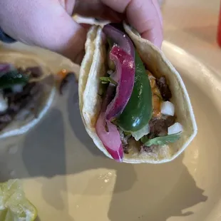 Beef taco