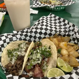 Left: asada, right: tripa