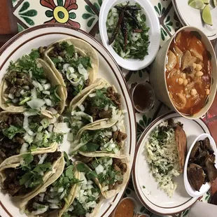 9 taco special , menudo, gordita! Everything was good