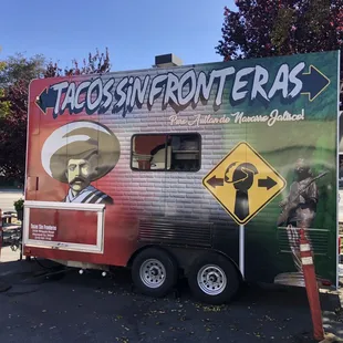 Almost right across St. James Church along Thornton. Easy to miss during Fall and Winter cause it's right behind a tree in full bloom.