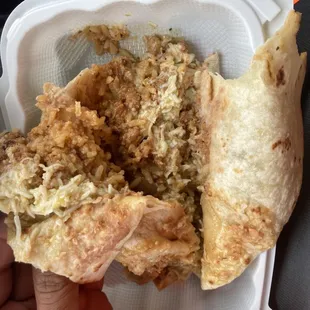 Pastor regular burrito