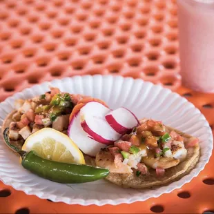 Shrimp tacos