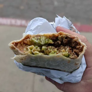 Asada burrito supreme
