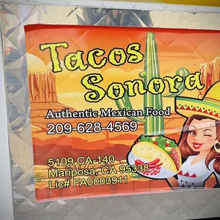 a mexican food truck advertising