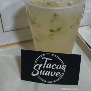Cucumber lime agua Fresca