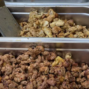 chicken wings and fried chicken